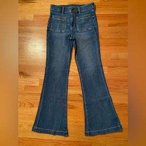 American Eagle Outfitters Blue Flare Jeans